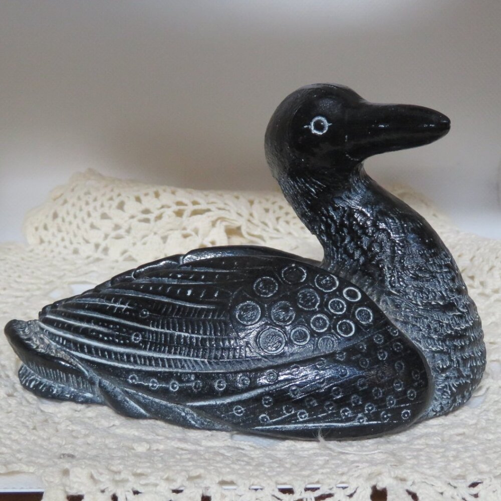 Aardik Collection Soapstone LOON Figurine (K663)